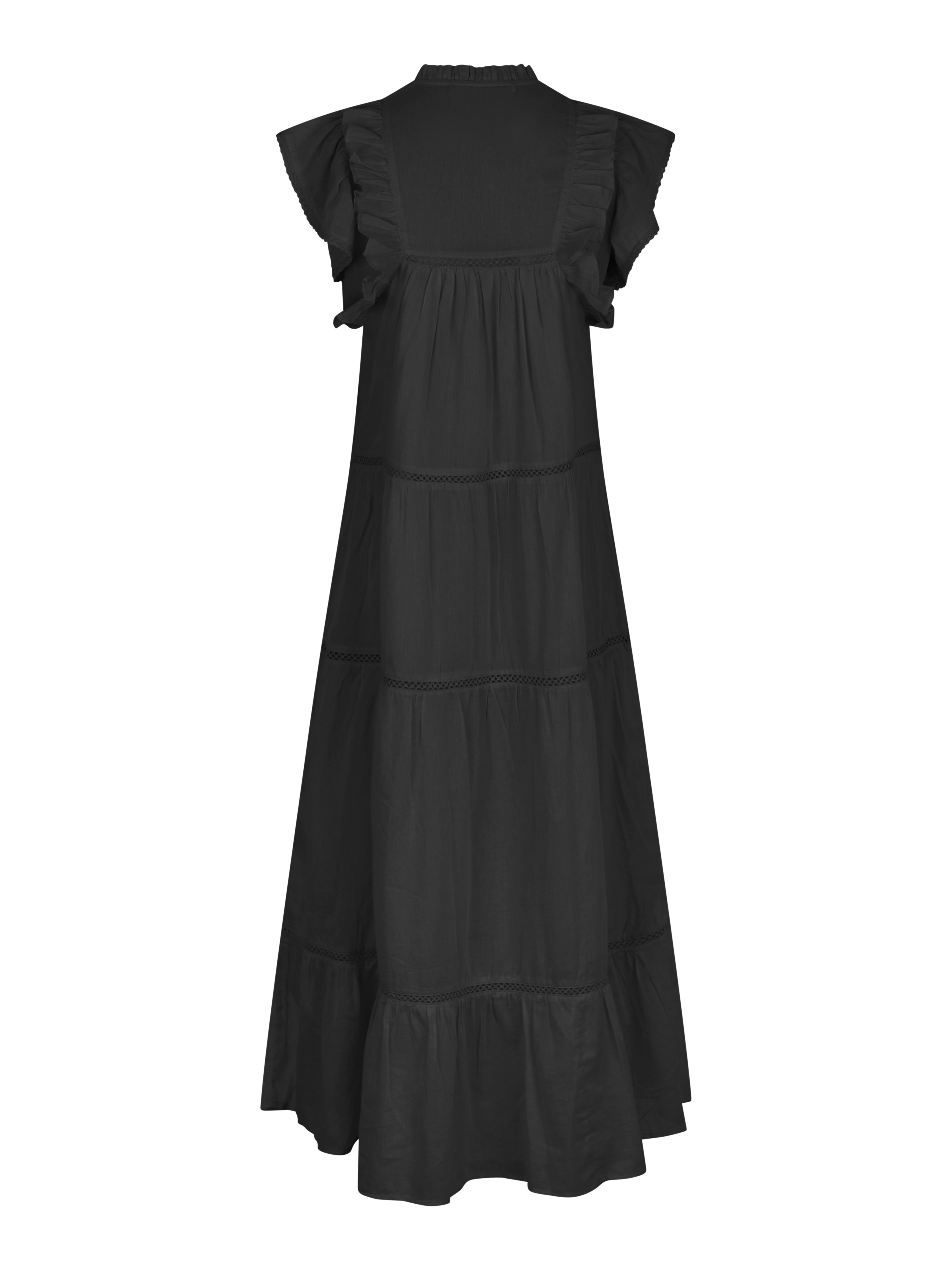 Melanie Voile kjole - sort